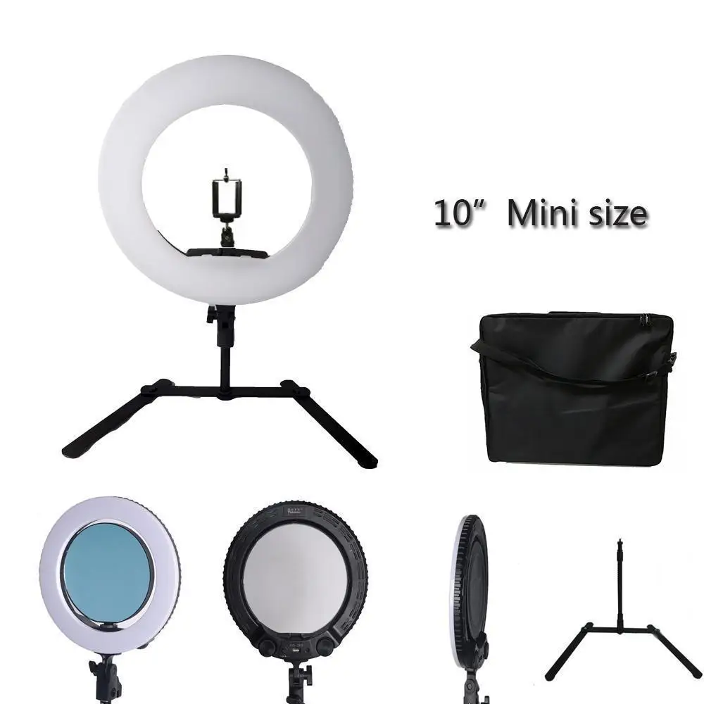 Yidoblo QS-280II mini size 10" Bio-color Camera Selfie makeup Beauty nail skin hair lighting LED Ring Light +table stand+handbag
Yidoblo QS-280II mini size 10" Bio-color Camera Selfie makeup Beauty nail skin hair lighting LED Ring Light +table stand+handbag