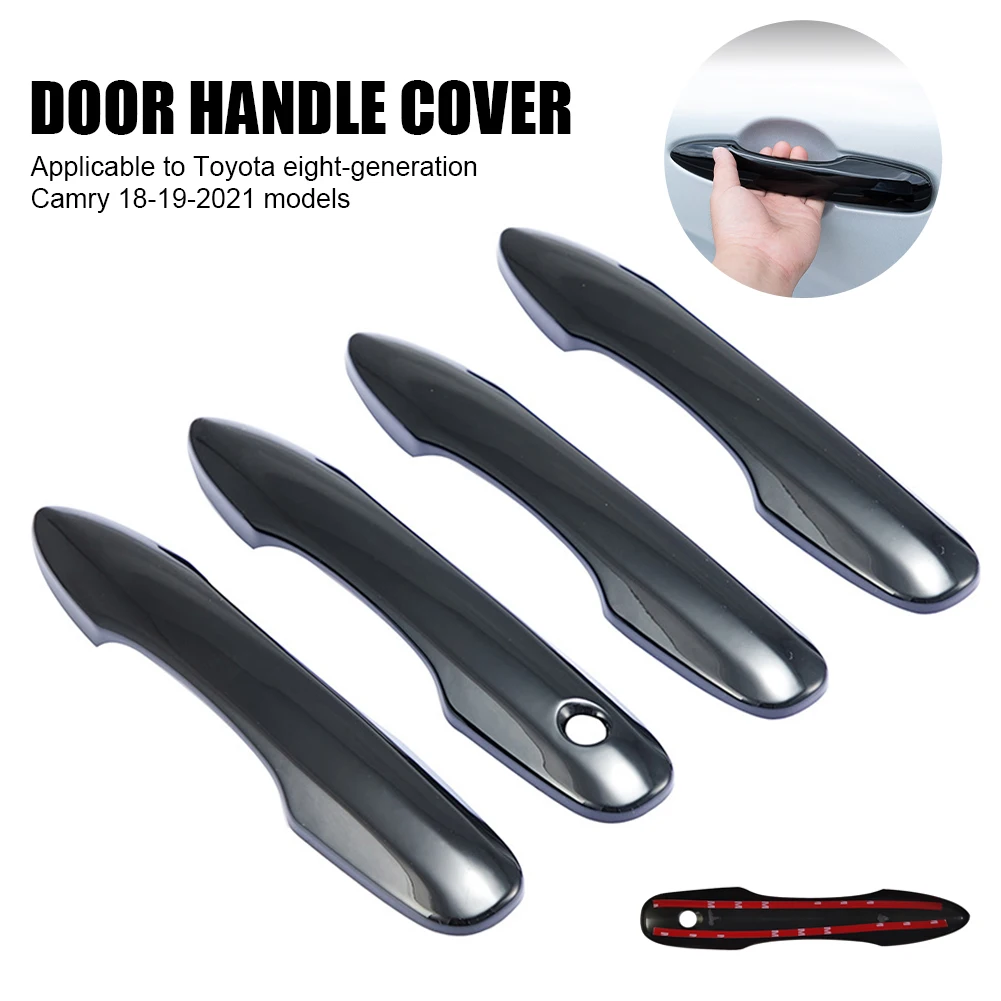 4Pcs Car Door Handle Cover Protector Black ABS Exterior Door Handle Cover Trim Sticker for 2018-2019 Toyota Camry Corolla Levin
4Pcs Car Door Handle Cover Protector Black ABS Exterior Door Handle Cover Trim Sticker for 2018-2019 Toyota Camry Corolla Levin