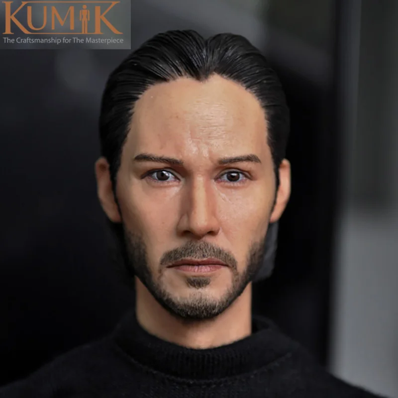 KUMIK KM15-5 1/6 Male Soldier Head Sculpture Keanu Reeves Model Fit 12" Action Figure Body
KUMIK KM15-5 1/6 Male Soldier Head Sculpture Keanu Reeves Model Fit 12" Action Figure Body