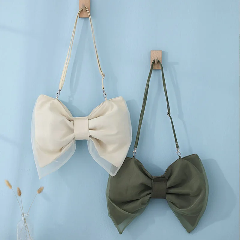 New Fashion Women's Shoulder Bag for 2021 Summer Solid Lace Creative 3D Butterfly-knot Female Handbag Canvas Lady Crossbody Bag
New Fashion Women's Shoulder Bag for 2021 Summer Solid Lace Creative 3D Butterfly-knot Female Handbag Canvas Lady Crossbody Bag