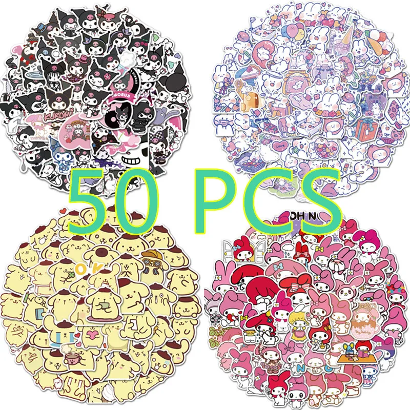 50Pcs Kawaii Kuromi Anime Stickers Cartoon My Melody Waterproof Graffiti Decorative Stickers Kids Toys Computer Sticker Phone
50Pcs Kawaii Kuromi Anime Stickers Cartoon My Melody Waterproof Graffiti Decorative Stickers Kids Toys Computer Sticker Phone