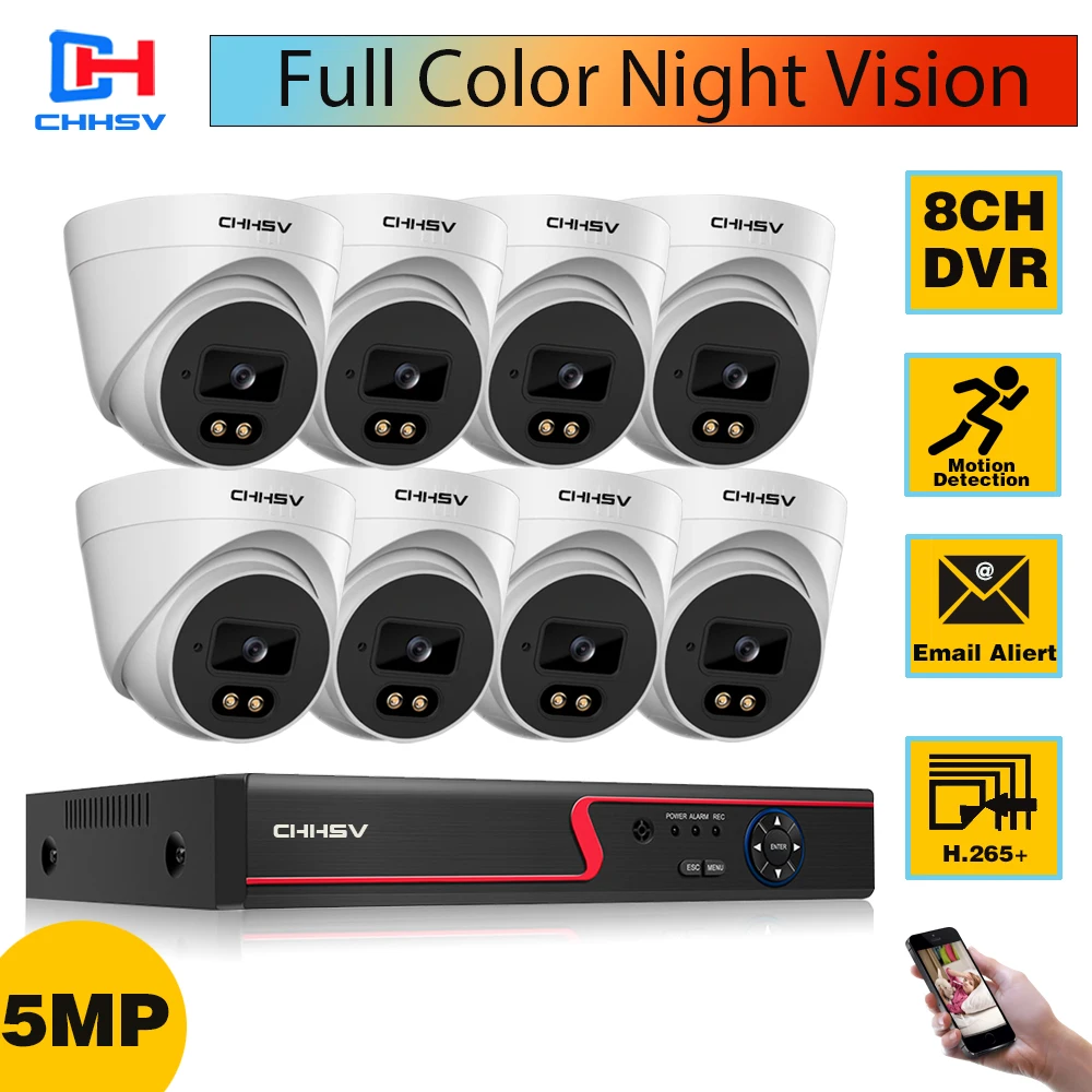 8 Channel CCTV Camera Security System Kit DVR 8CH 5MP Home Indoor AHD Dome Camera Video Surveillance System Set XMEYE 4CH NVR
8 Channel CCTV Camera Security System Kit DVR 8CH 5MP Home Indoor AHD Dome Camera Video Surveillance System Set XMEYE 4CH NVR