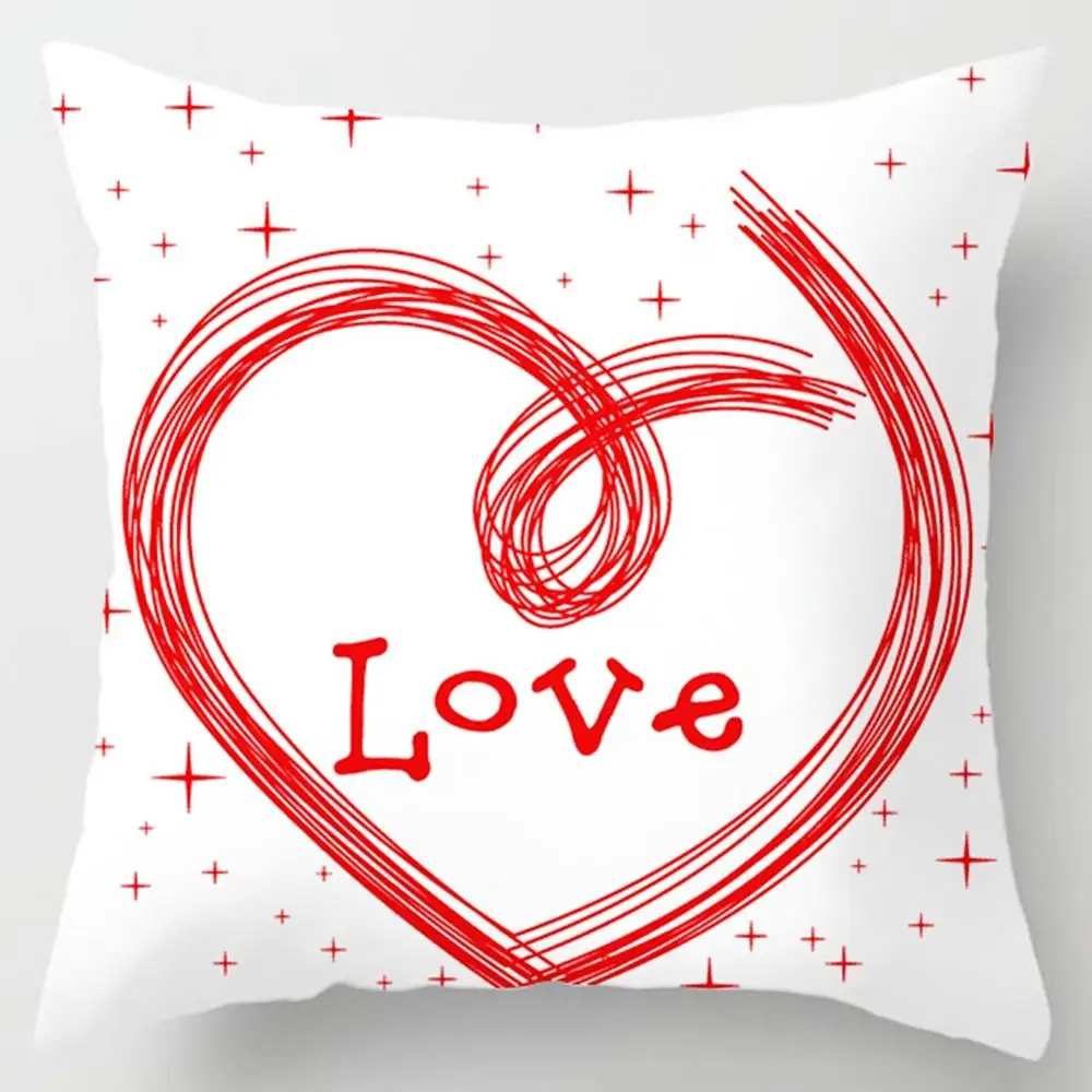 45x45cm Happy Valentine's Day Polyester Throw Pillow Case Sofa Waist Cushion Cover Home Living Room Pillowcase
45x45cm Happy Valentine's Day Polyester Throw Pillow Case Sofa Waist Cushion Cover Home Living Room Pillowcase