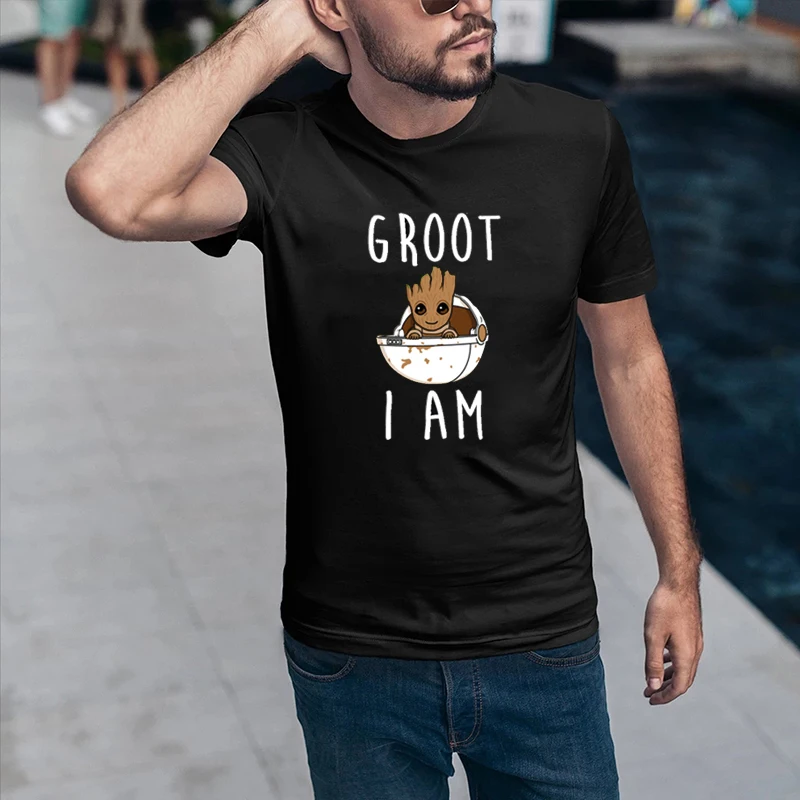 Cool Milky Way Guardian Movie T Shirt Super Hero Groot Print Man Tops Tees O-neck Short Sleeve Casual Fashion Summer Clothes
Cool Milky Way Guardian Movie T Shirt Super Hero Groot Print Man Tops Tees O-neck Short Sleeve Casual Fashion Summer Clothes