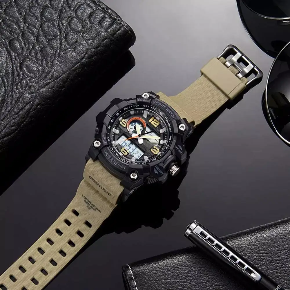 YOUPIN TwentySeventeen Outdoor Dual Display 50ATM Waterproof Electronics Display Watch Calendar Countdown Outdoor Sport Digital
YOUPIN TwentySeventeen Outdoor Dual Display 50ATM Waterproof Electronics Display Watch Calendar Countdown Outdoor Sport Digital