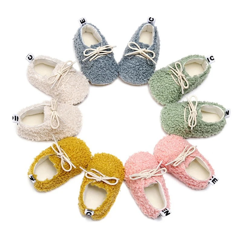 New Winter Children Short Boots Baby Plus Velvet Soft Sole Lace-up Cotton Shoes Infant Toddler Shoes 0-24M
New Winter Children Short Boots Baby Plus Velvet Soft Sole Lace-up Cotton Shoes Infant Toddler Shoes 0-24M