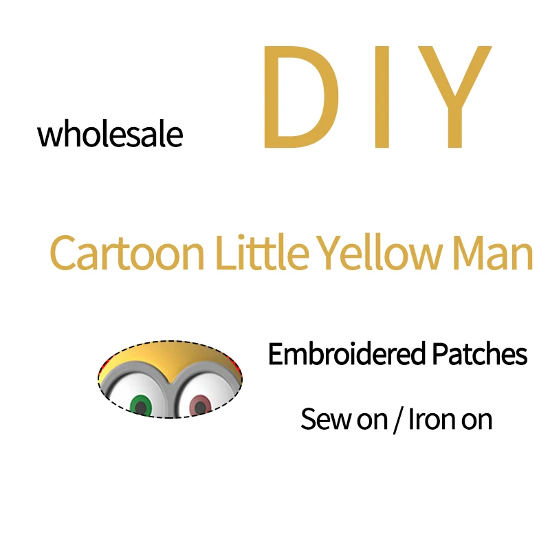 15pcs Cartoon Little Yellow Man Embroidery Ironing Patch Big Eyes Character with Glasses Cloth Sticker DIY Clothes Jacket Badge
15pcs Cartoon Little Yellow Man Embroidery Ironing Patch Big Eyes Character with Glasses Cloth Sticker DIY Clothes Jacket Badge
