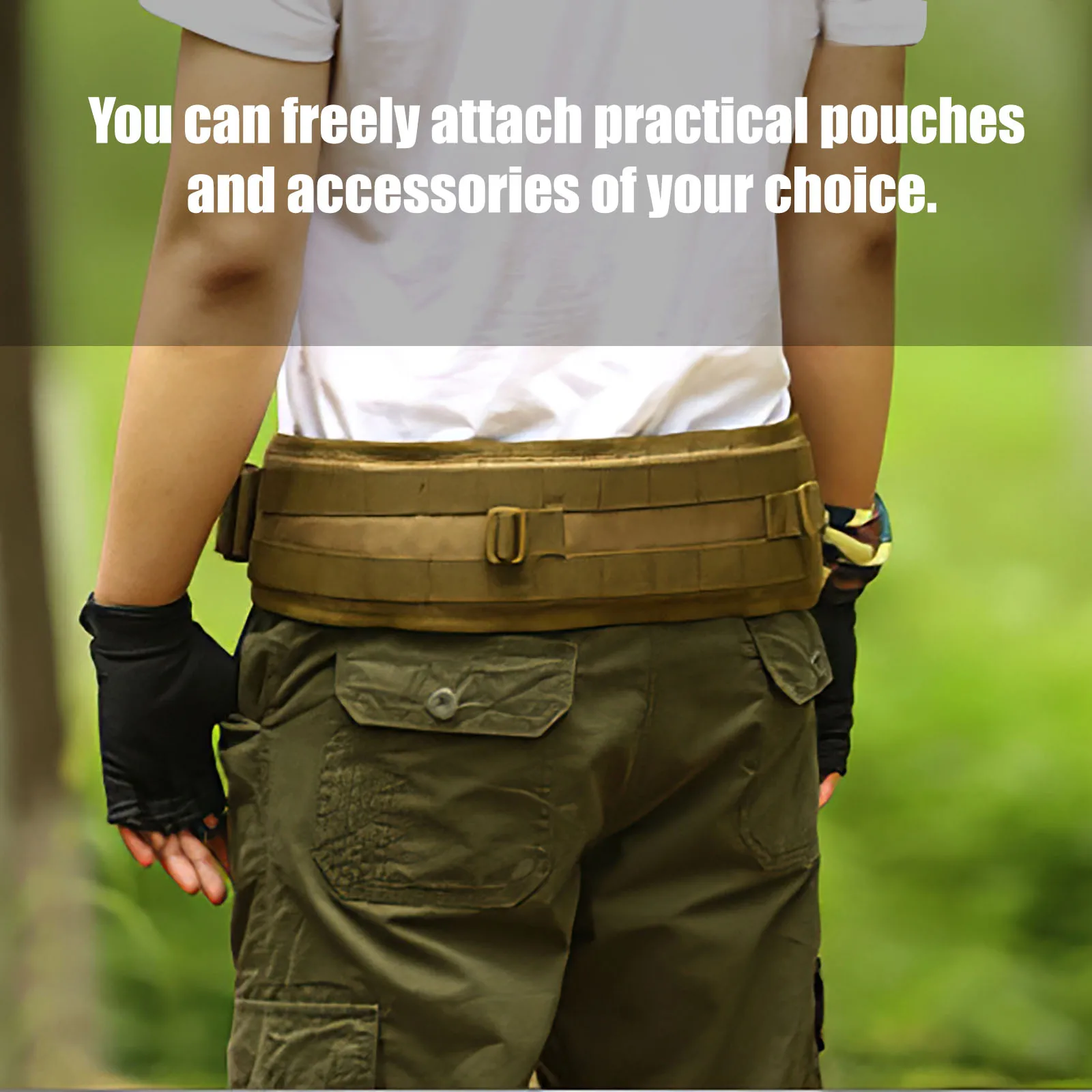 Multifunctional Padded Waistband With Mesh Lining Strong LoadBearing Ability Adjustable Waist Belt Protective Padded For Outdoor
Multifunctional Padded Waistband With Mesh Lining Strong LoadBearing Ability Adjustable Waist Belt Protective Padded For Outdoor