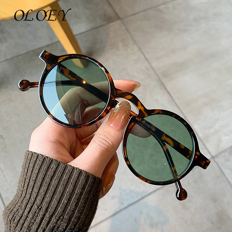 

Солнцезащитные очки в пластиковой оправе Uv400 для мужчин и женщин, круглые классические модные брендовые дизайнерские зеркальные солнечные ...