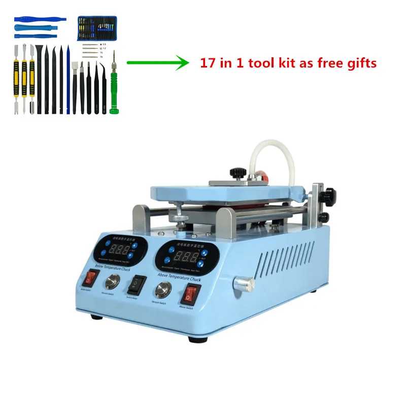 LY TBK 268 automatic lcd separator machine frame bezel heating for flat curved screen glass middle frame oca separating machine
LY TBK 268 automatic lcd separator machine frame bezel heating for flat curved screen glass middle frame oca separating machine