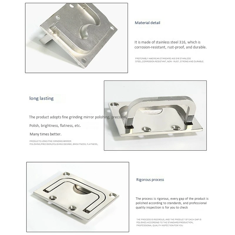 Yacht Hatch Pull Deck Cover Handle Resistant Lifting Stainless Steel Boat Hardware Accessory Locker Ring Floor Buckle
Yacht Hatch Pull Deck Cover Handle Resistant Lifting Stainless Steel Boat Hardware Accessory Locker Ring Floor Buckle