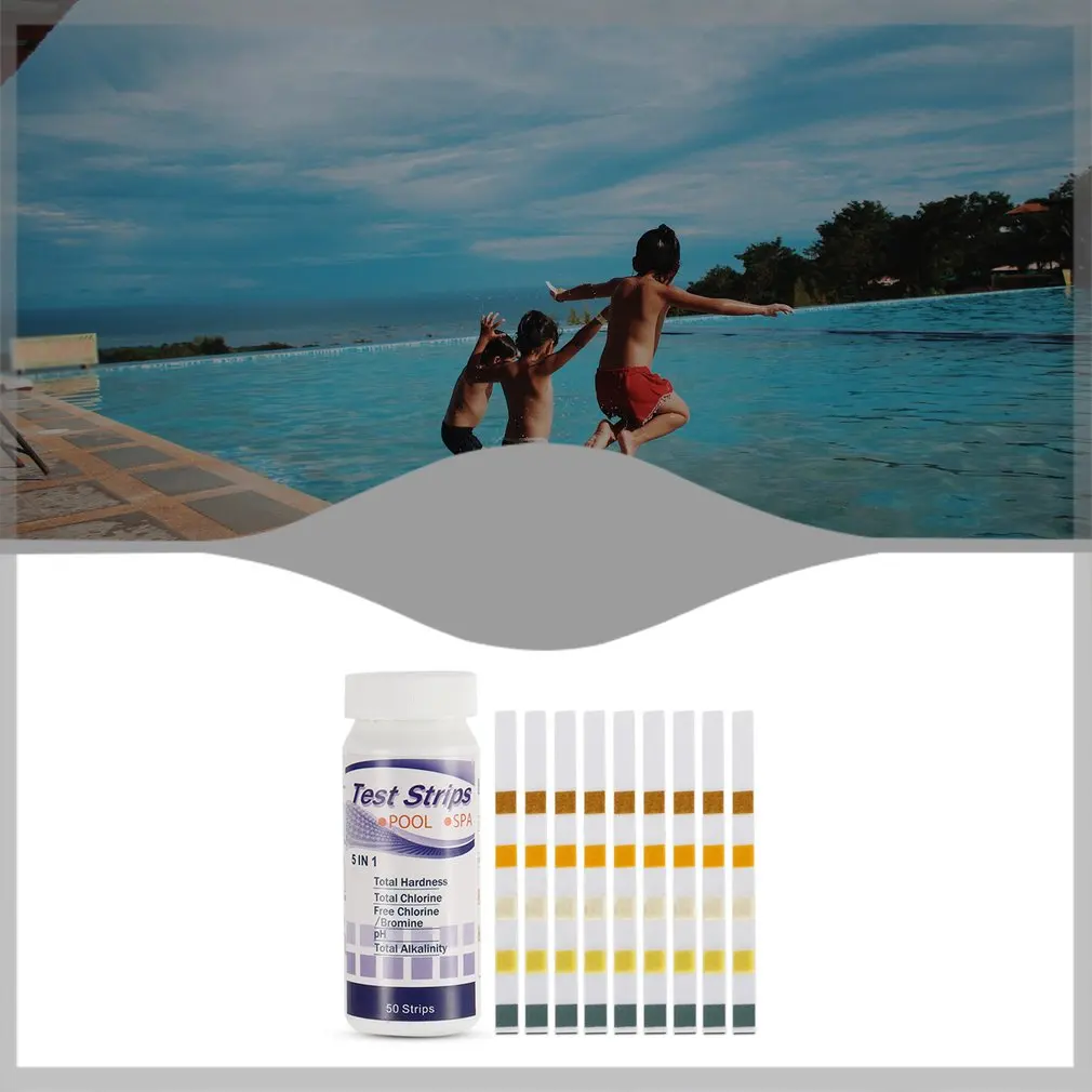Homtiky Test Strips for Swimming Pool Water Quality Test on Chlorine / Free Chlorine / pH Tester 50 Pcs
Homtiky Test Strips for Swimming Pool Water Quality Test on Chlorine / Free Chlorine / pH Tester 50 Pcs