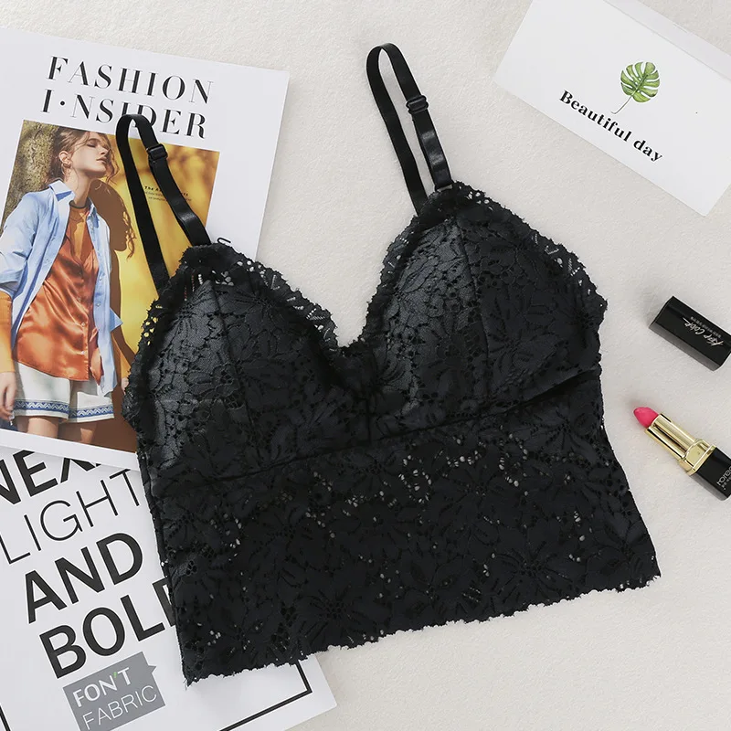 Linbaiway Women Bralette Lace Bra Thin Strap Underwear Bra Sexy Lingerie Vest Lace Female Brassiere Bra Womensoutien Gorge
Linbaiway Women Bralette Lace Bra Thin Strap Underwear Bra Sexy Lingerie Vest Lace Female Brassiere Bra Womensoutien Gorge