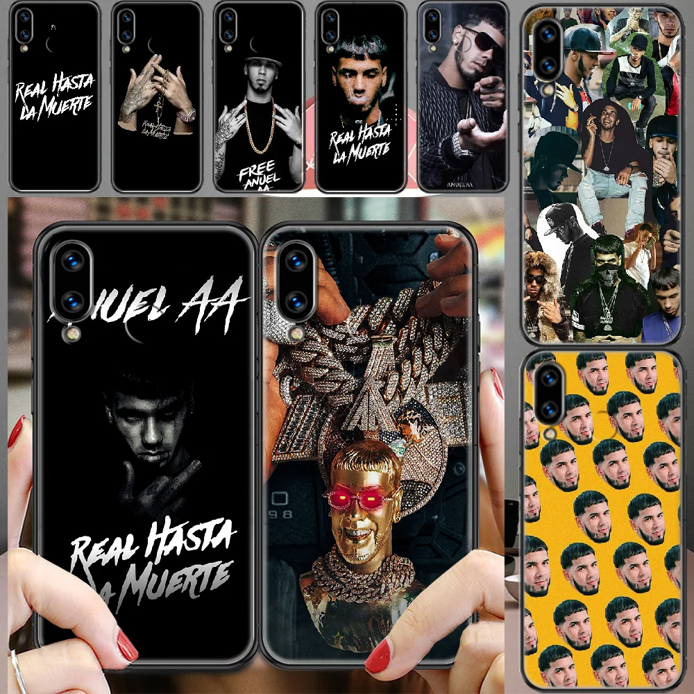 Anuel AA Anuelaa реперские кепки чехол для телефона Huawei Honor 6 7 8 9 10 10i 20 A C X Lite рro играть