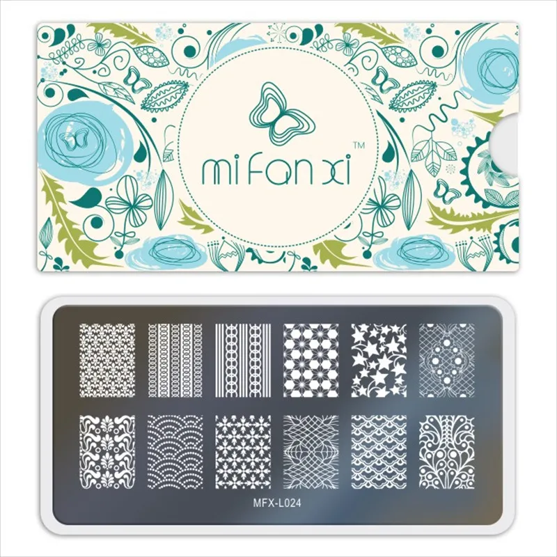 MiFanXi Nail Art Stamp Template Chinoiserie Flower Style Pattern Nail Stamping Plate Decorations Image Manicure Plate Stencil
MiFanXi Nail Art Stamp Template Chinoiserie Flower Style Pattern Nail Stamping Plate Decorations Image Manicure Plate Stencil