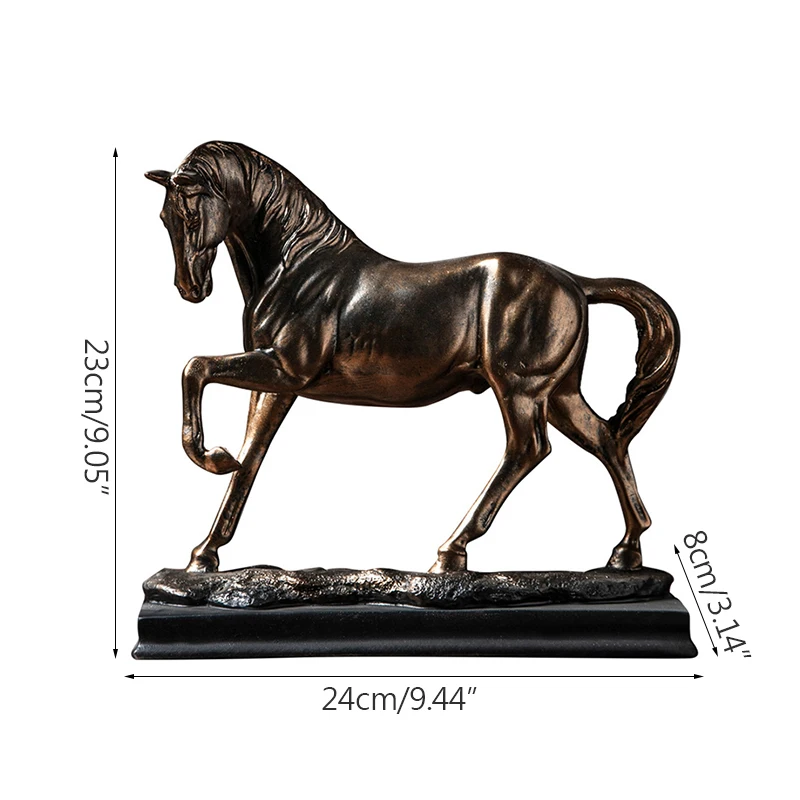 Strongwell Antique Horse Sculpture Fengshui Model Cooper Horse Figurine Home Decoration Accessories Living Room Business Gifts
Strongwell Antique Horse Sculpture Fengshui Model Cooper Horse Figurine Home Decoration Accessories Living Room Business Gifts