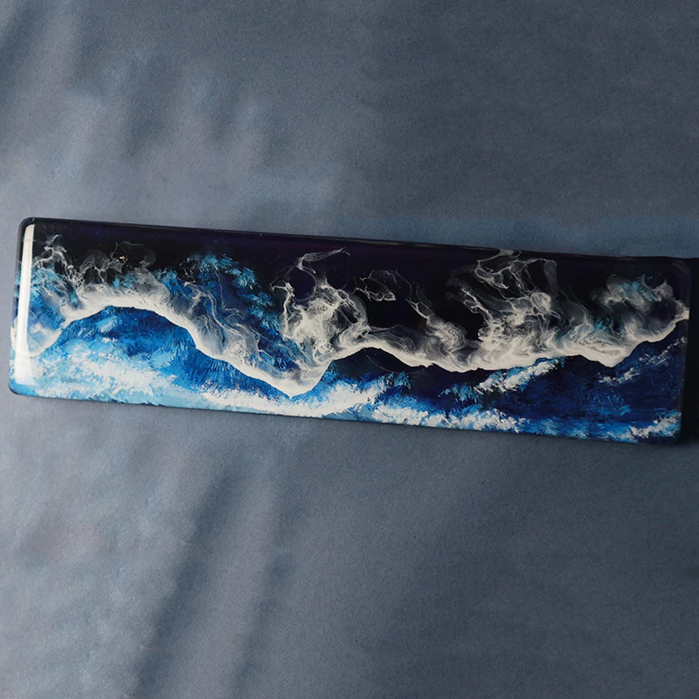 Customized Wave Design Resin Wrist Rest Pad For Mechanical Keyboard Handmade Deep Sea Style Blue White Hand Rest Tray Pre-sale
Customized Wave Design Resin Wrist Rest Pad For Mechanical Keyboard Handmade Deep Sea Style Blue White Hand Rest Tray Pre-sale