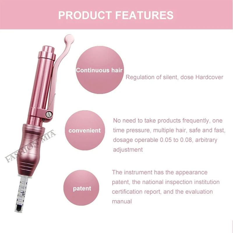 Mesotherapy Hyaluron Pen Pink 0.3ml Non Invasive Micro Hyaluronic Acid Injection Gun Anti Aging Wrinkle Removal acido hialuronic
Mesotherapy Hyaluron Pen Pink 0.3ml Non Invasive Micro Hyaluronic Acid Injection Gun Anti Aging Wrinkle Removal acido hialuronic