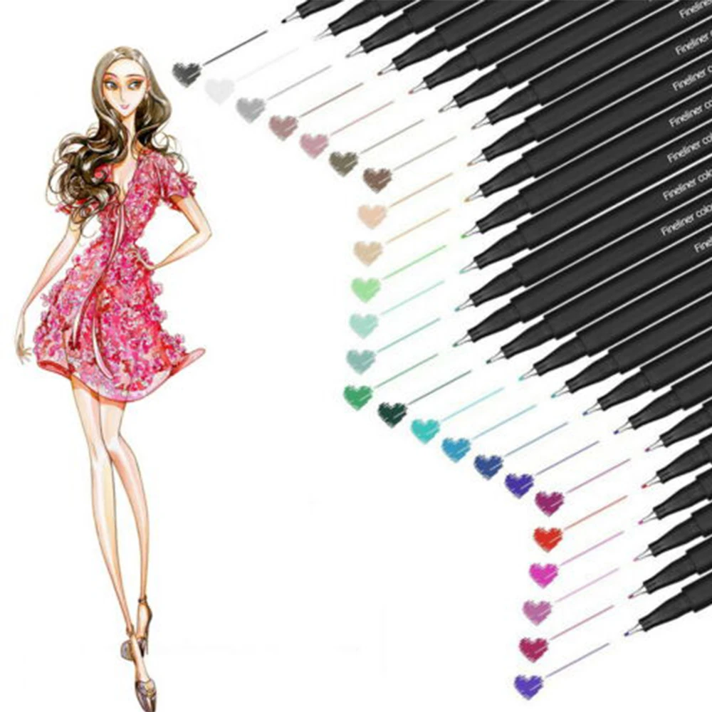 24 Coloring Fine Paint Marker Art Pen Writing Drawing Pen Sketch Pens Hook Line Pen Waterproof Office School Writing Supplies
24 Coloring Fine Paint Marker Art Pen Writing Drawing Pen Sketch Pens Hook Line Pen Waterproof Office School Writing Supplies