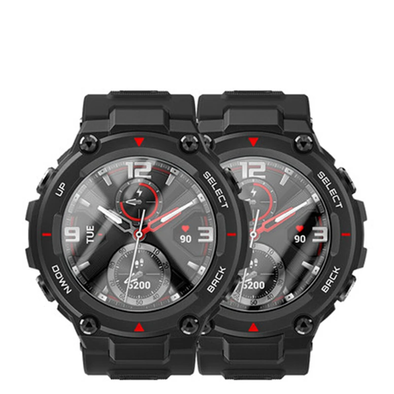 2020 Tempered Glass Watch For Huami Amazfit T-Rex Screen Protector Protection Film T rex Smart | Наручные часы