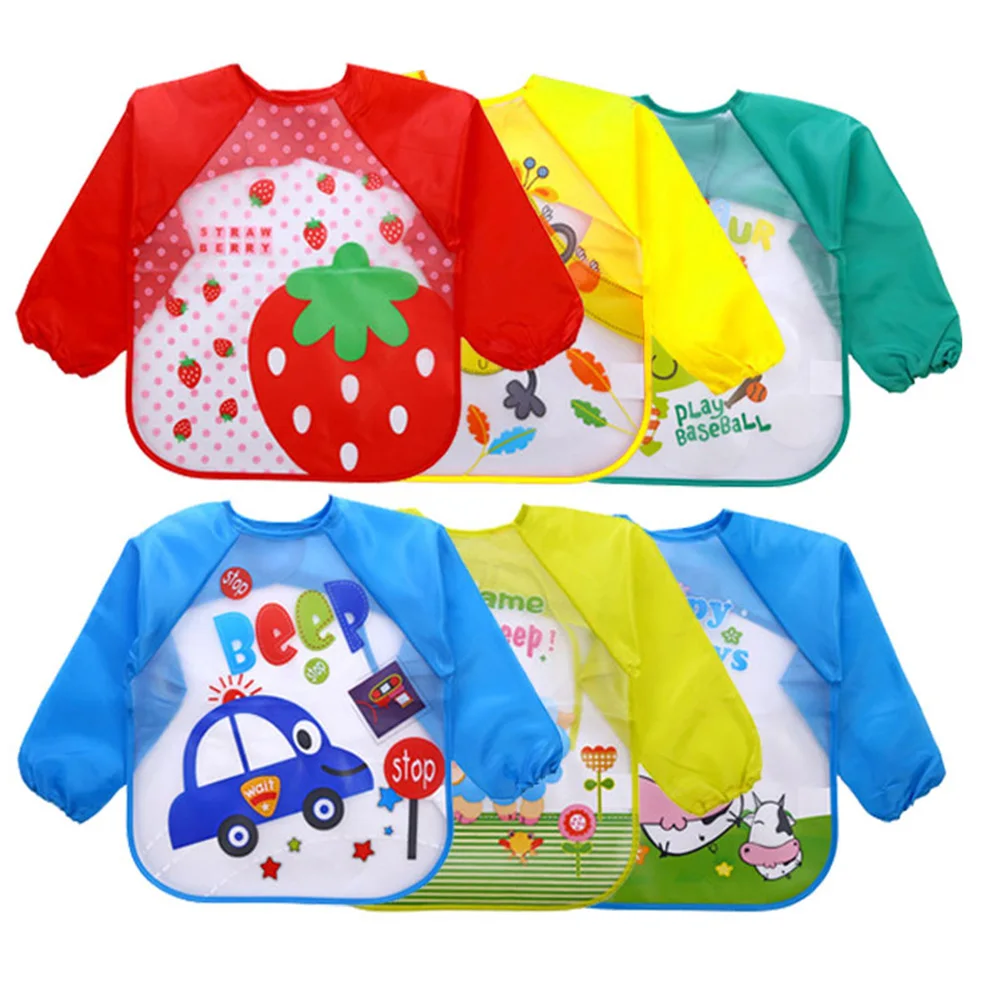 Baby Kids Toddler Long Sleeve Scarf Waterproof Cartoon Animal Children Smock Feeding Bib Apron For Boys Girls Toddlers 2-5 Years
Baby Kids Toddler Long Sleeve Scarf Waterproof Cartoon Animal Children Smock Feeding Bib Apron For Boys Girls Toddlers 2-5 Years