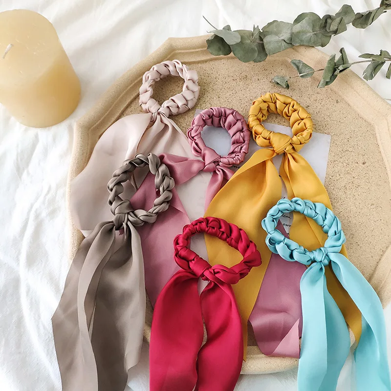 Fashion Leopard Print Bow Satin Long Ribbon Ponytail Scarf Hair Tie Scrunchies Women Girls Elastic Hair Bands Hair Accessories
Fashion Leopard Print Bow Satin Long Ribbon Ponytail Scarf Hair Tie Scrunchies Women Girls Elastic Hair Bands Hair Accessories