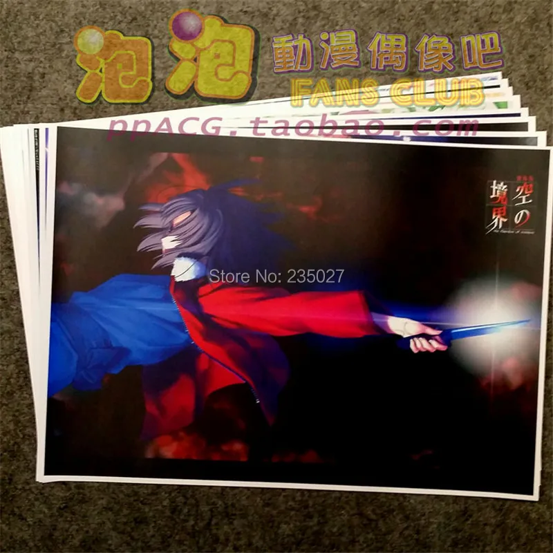 8 шт./компл. аниме Кара нет Kyoukai постер рёшиги Ки Aozaki Touko настенные картины для