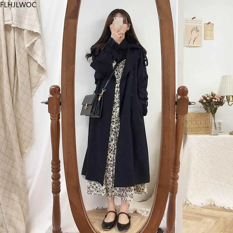 X-Long Outerwear Maxi Robe Coats Long Sleeve Cute Casual Japan Korea Safari Style Design Women Double Breasted Button Trench
X-Long Outerwear Maxi Robe Coats Long Sleeve Cute Casual Japan Korea Safari Style Design Women Double Breasted Button Trench