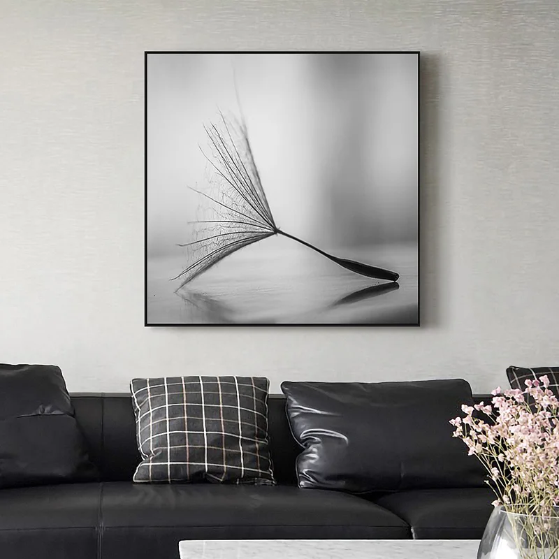 Black white dandelion flower canvas poster nature nordic plant botanical print wall art abstract painting picture room deco
Black white dandelion flower canvas poster nature nordic plant botanical print wall art abstract painting picture room deco