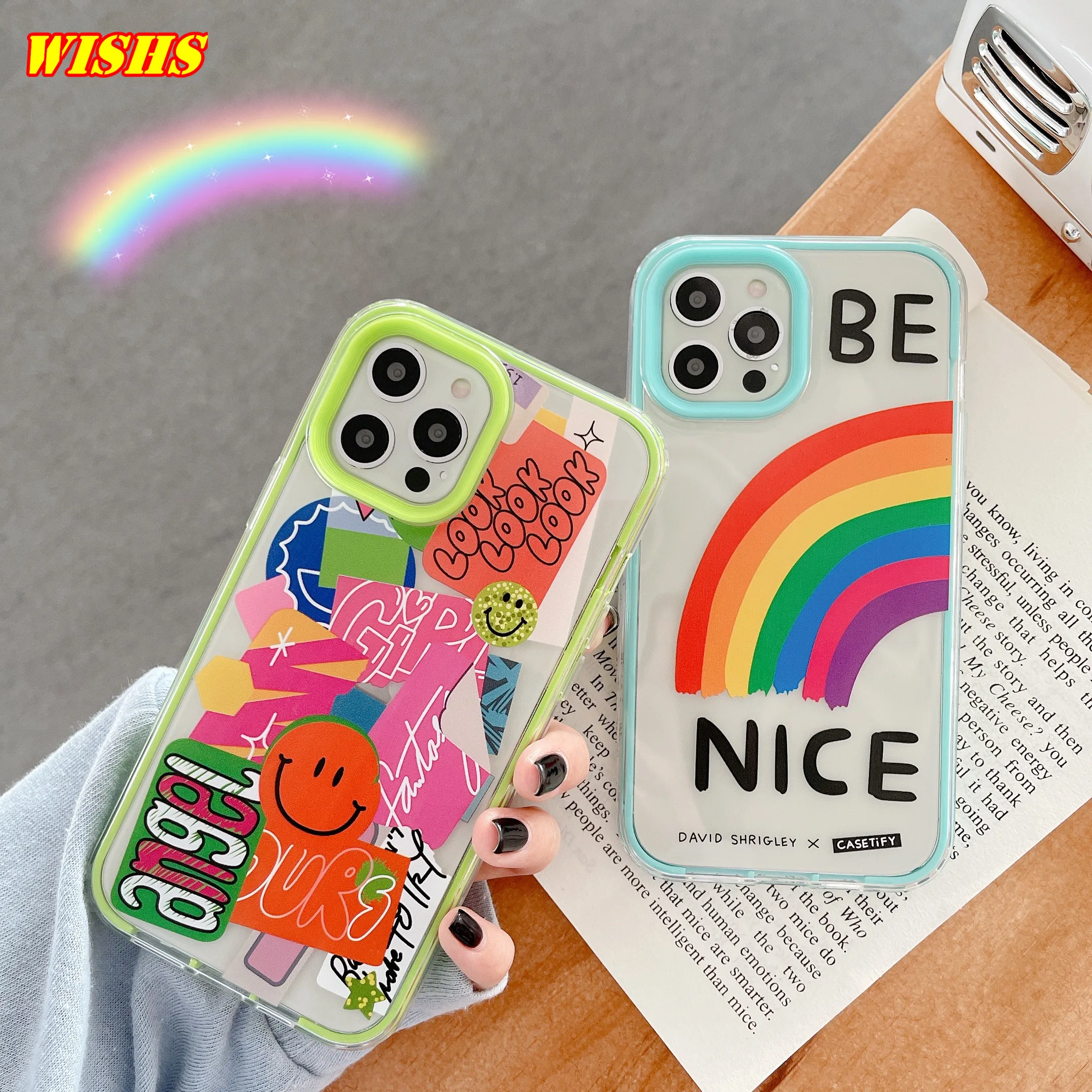 Cute Cartoon Rainbow Happy Face Pattern Shockproof Phone Case For iPhone 12 11 Pro MAX X XR XS MAX 7 8 Plus Silicone Back Cover
Cute Cartoon Rainbow Happy Face Pattern Shockproof Phone Case For iPhone 12 11 Pro MAX X XR XS MAX 7 8 Plus Silicone Back Cover