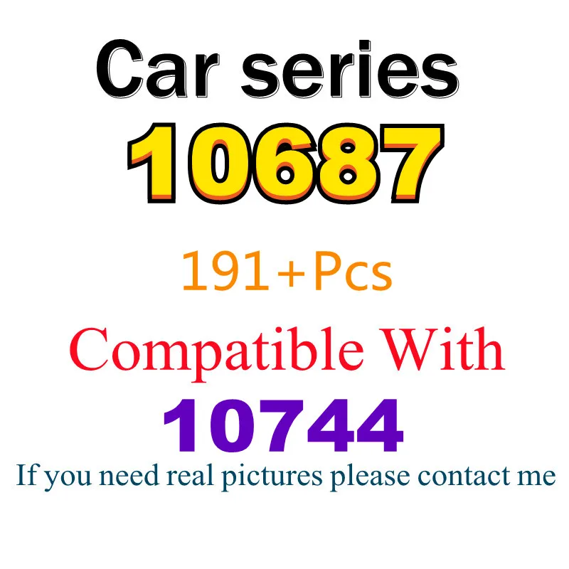 191Pcs 10687 Building Block Toy Car Series 10744 Assembled Building Blocks Children's Toy Gifts
191Pcs 10687 Building Block Toy Car Series 10744 Assembled Building Blocks Children's Toy Gifts