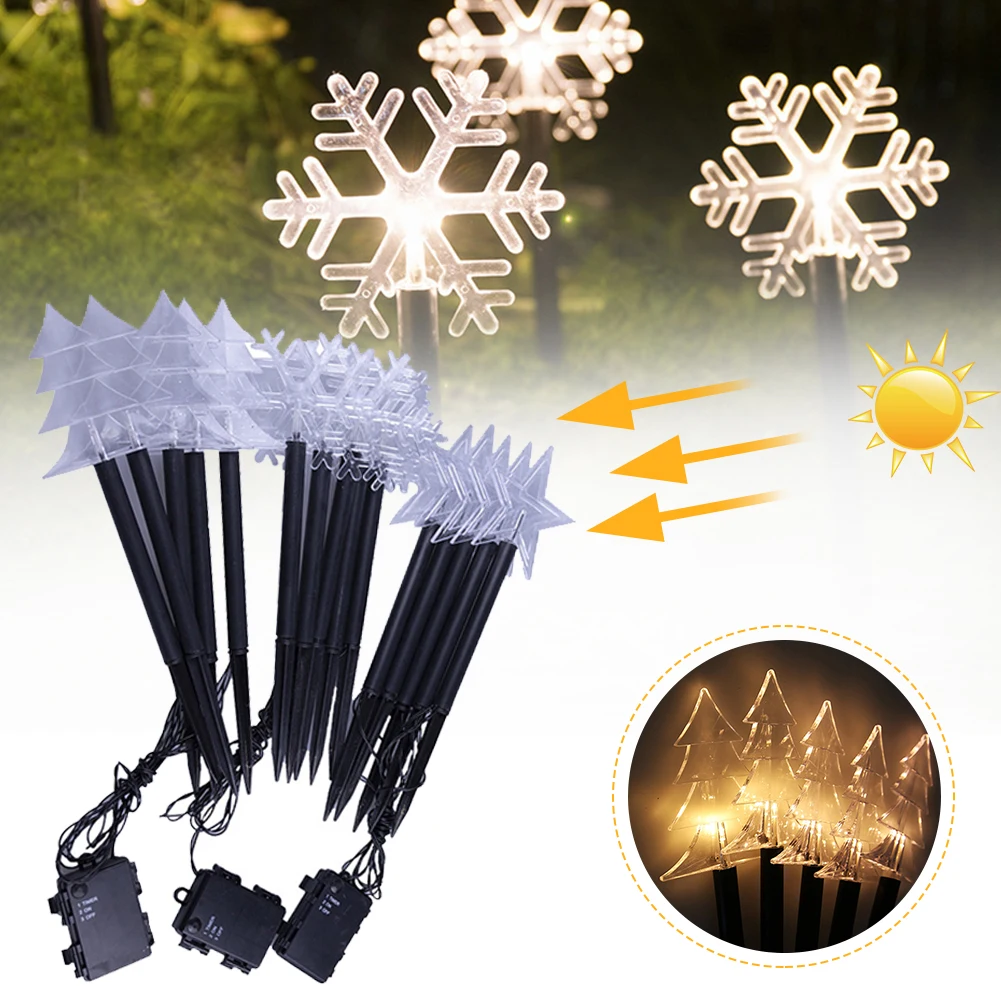 5Pcs/Set Solar Warm Lights Star Snowflake Outdoor Solar Lights Lawn Ground Lamp Waterproof Landscape Garden Decoration
5Pcs/Set Solar Warm Lights Star Snowflake Outdoor Solar Lights Lawn Ground Lamp Waterproof Landscape Garden Decoration