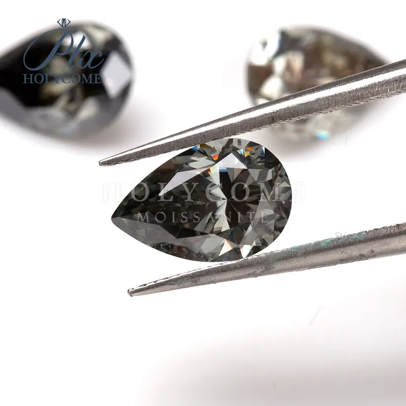 2020 hot sale dark gray Luxury jewelry accessory 4*6MM pear cut moissanite diamond
2020 hot sale dark gray Luxury jewelry accessory 4*6MM pear cut moissanite diamond