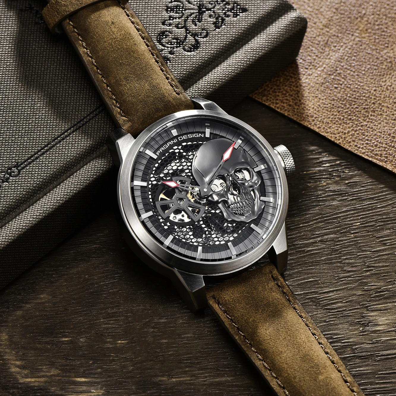 PAGANI DESIGN Top Brand New Luxury Mechanical Watch Fashion Skull Waterproof 100M Men's Watches Stainless Steel Sports Clock
PAGANI DESIGN Top Brand New Luxury Mechanical Watch Fashion Skull Waterproof 100M Men's Watches Stainless Steel Sports Clock