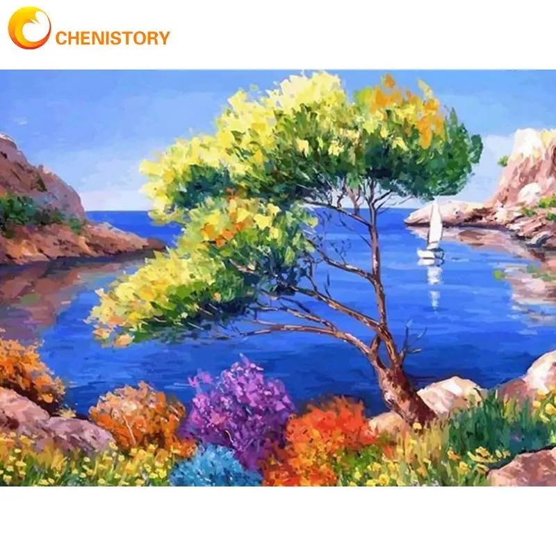 CHENISTORY Full Square Diamond Painting Tree By The Sea 5D Diy Diamond Embroidery Landscape Mosaic Picture Of Rhinestone Home De
CHENISTORY Full Square Diamond Painting Tree By The Sea 5D Diy Diamond Embroidery Landscape Mosaic Picture Of Rhinestone Home De
