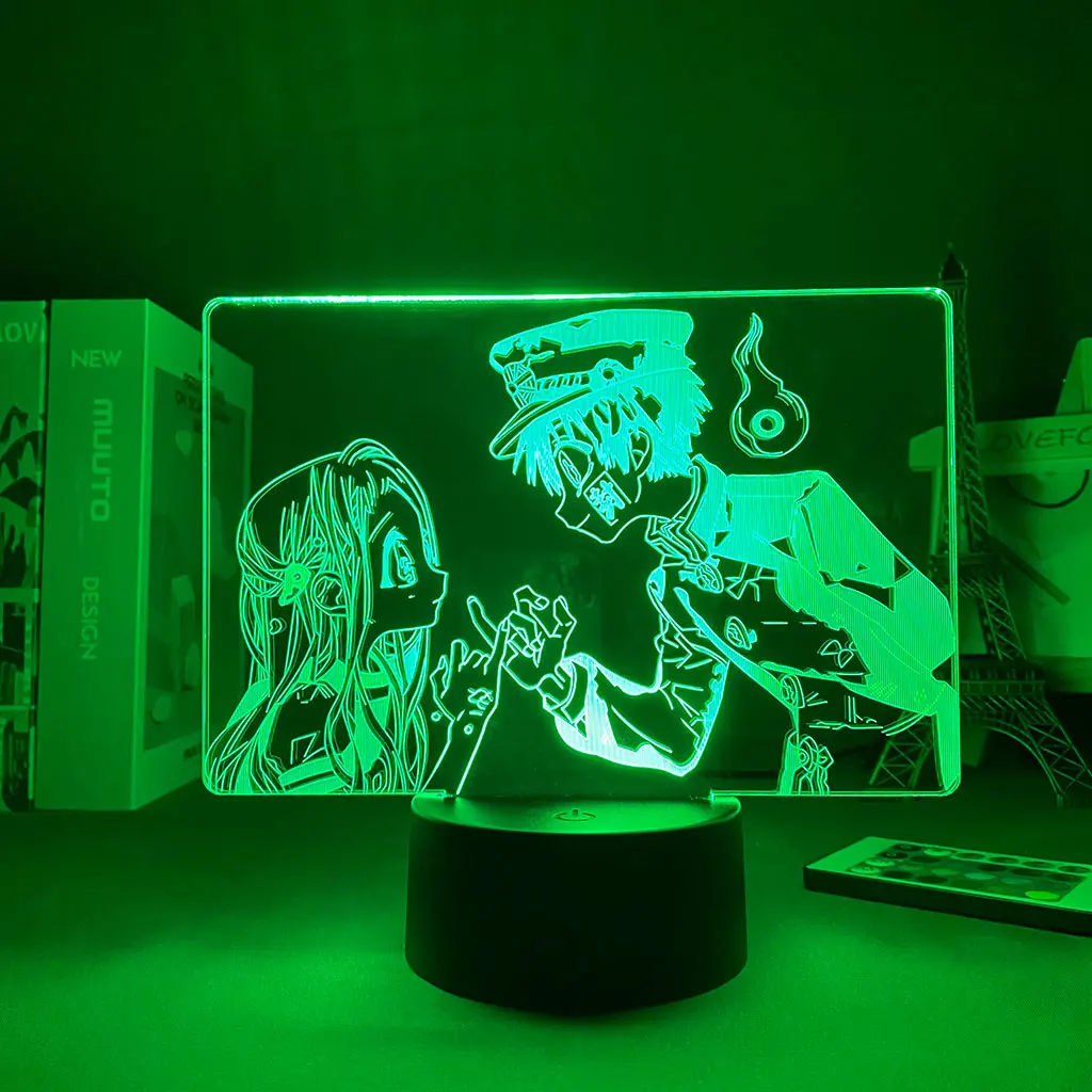 3D remote control desk lamp Anime Toilet Bound Hanako Kun Light for Bedroom Decor Led Night Light Birthday Gift
3D remote control desk lamp Anime Toilet Bound Hanako Kun Light for Bedroom Decor Led Night Light Birthday Gift