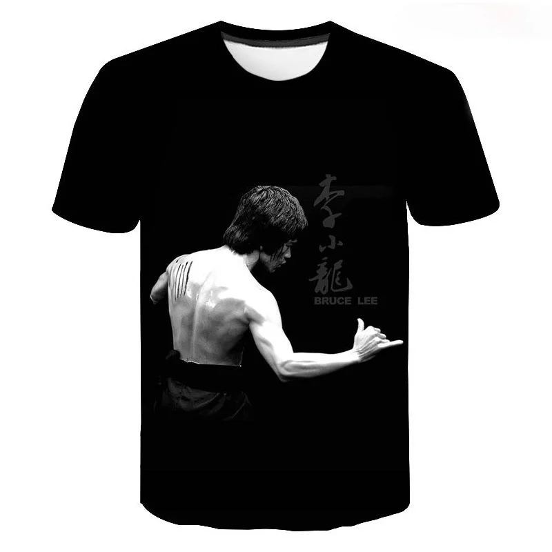 

New Efforts Martial Arts Celebrity Bruce Lee 3d Printed T-shirt Men's Women's Children's Fashion Summer Cool Tee Streetwear