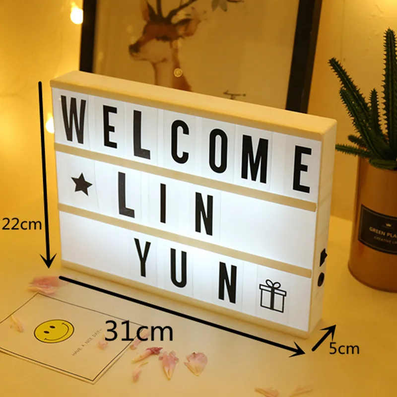 LED Combination Night Light Box Lettre Lumineuse Night Lamp DIY Letters Cards USB Port Battery Powered Light Letter Lightbox
LED Combination Night Light Box Lettre Lumineuse Night Lamp DIY Letters Cards USB Port Battery Powered Light Letter Lightbox