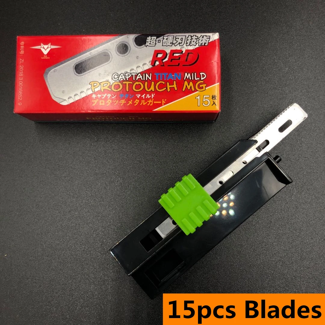 10/15/24pcs Safety Men's Razor Shaving Blades Stainless Steel Manual Hairdressing Haircut And Eyebrow Trimming Blades G0305
10/15/24pcs Safety Men's Razor Shaving Blades Stainless Steel Manual Hairdressing Haircut And Eyebrow Trimming Blades G0305