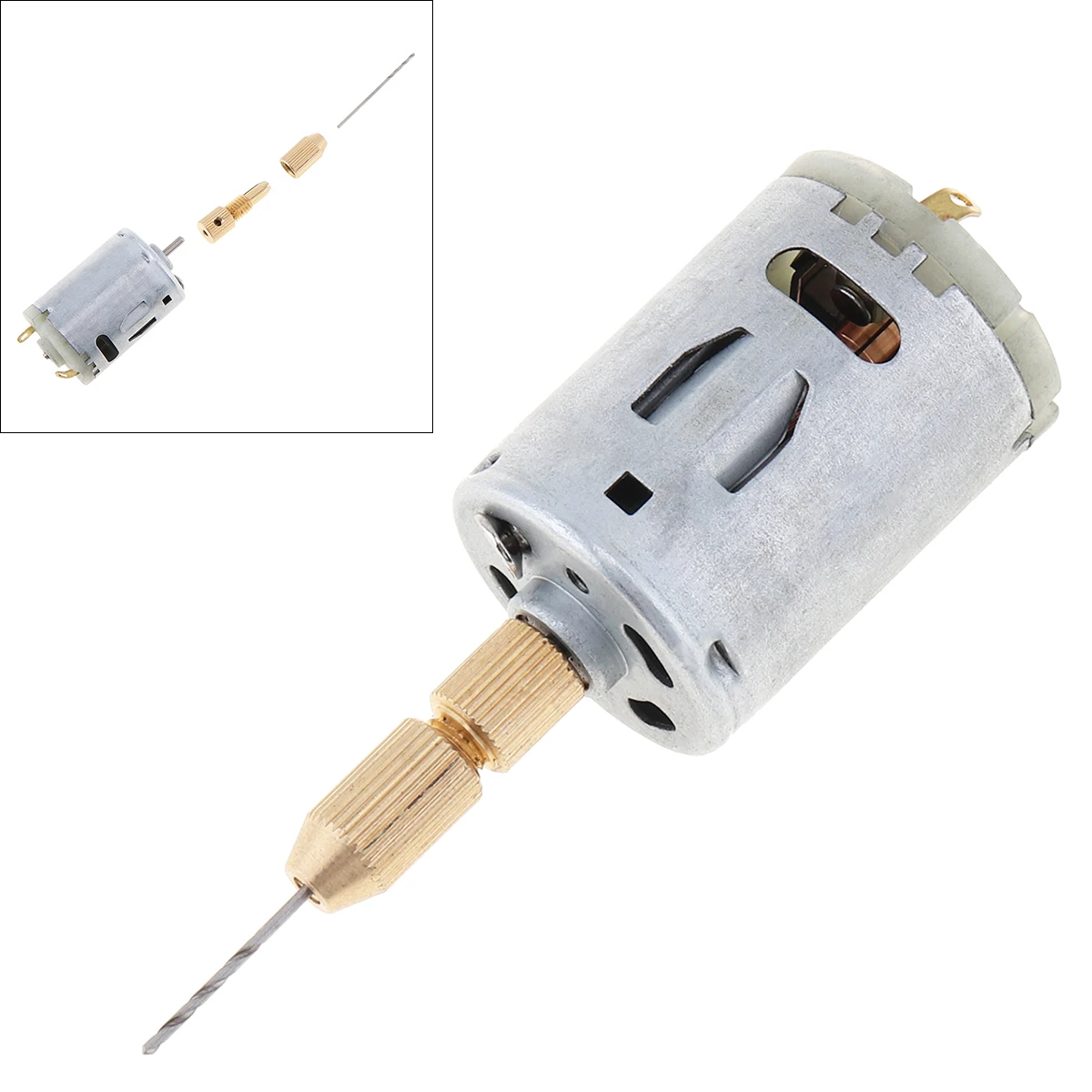 12V Electric Motor Mini Small PCB Hand Drill Press Drilling Set DIY Tool with 1mm | Инструменты