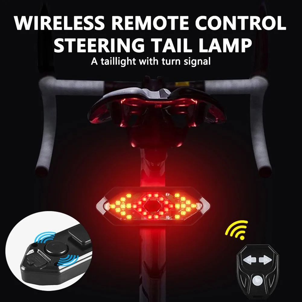 Waterproof Bicycle Rear Light Wireless Remote Control Road Bike LED Tail Lamp Turn Night Riding Left/Right Signal Light Parts
Waterproof Bicycle Rear Light Wireless Remote Control Road Bike LED Tail Lamp Turn Night Riding Left/Right Signal Light Parts