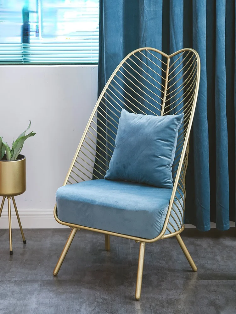 GY Sofa Iron Simple Modern Nordic Light Luxury Single-Seat Sofa Chair Balcony Leisure Chair High Back Chair
GY Sofa Iron Simple Modern Nordic Light Luxury Single-Seat Sofa Chair Balcony Leisure Chair High Back Chair