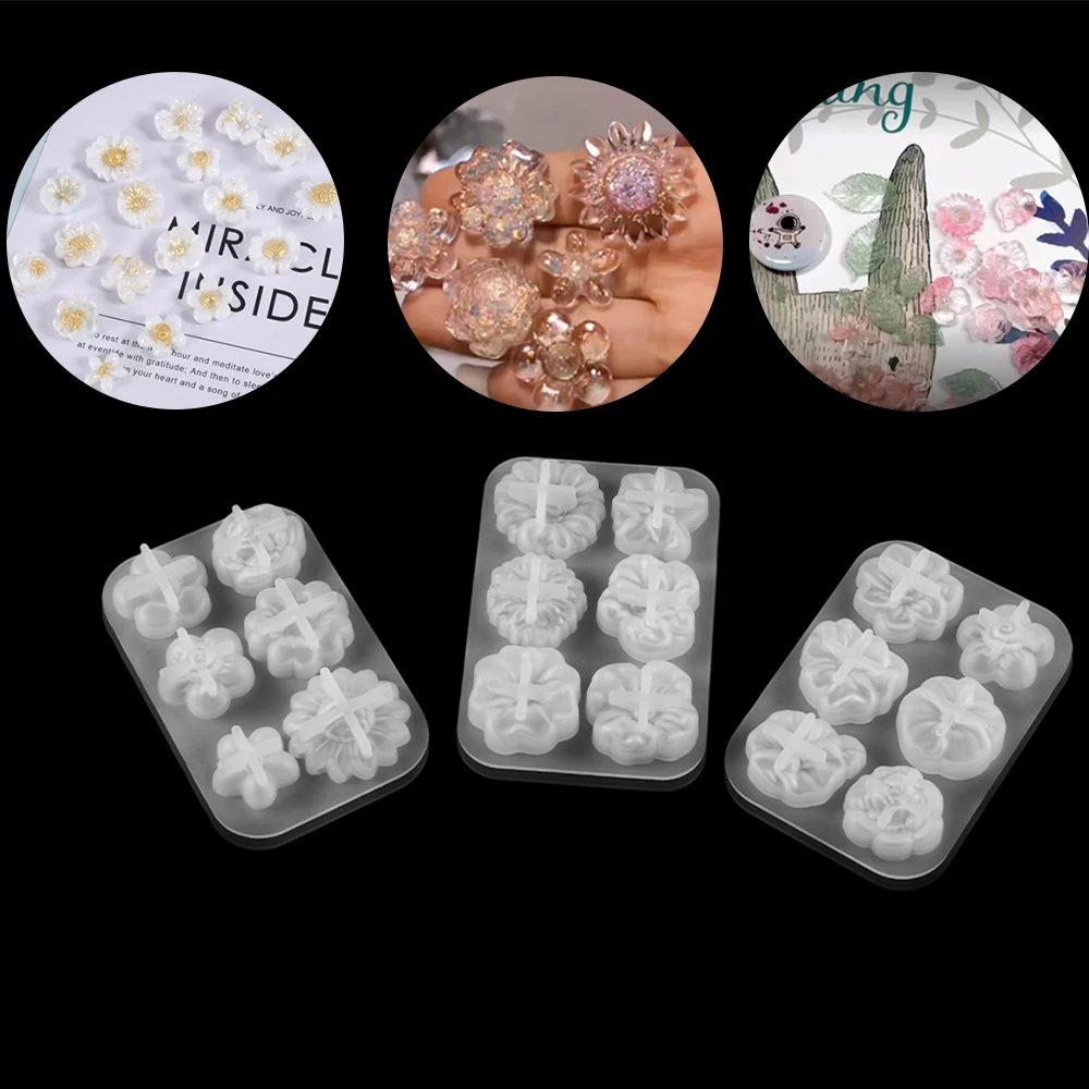 Crystal Daisy Epoxy Resin Flower Silicone Mold Casting Mould Flower Charm Craft For DIY Jewelry Decoration Making Tool Supplies
Crystal Daisy Epoxy Resin Flower Silicone Mold Casting Mould Flower Charm Craft For DIY Jewelry Decoration Making Tool Supplies
