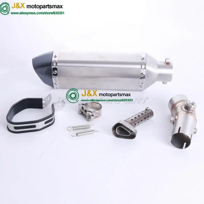 Глушитель для выхлопной трубы мотоцикла KAWASAKI ER6N ER6F 2012-2016 Ninja 650R Z650 2017-2019 Versys 650