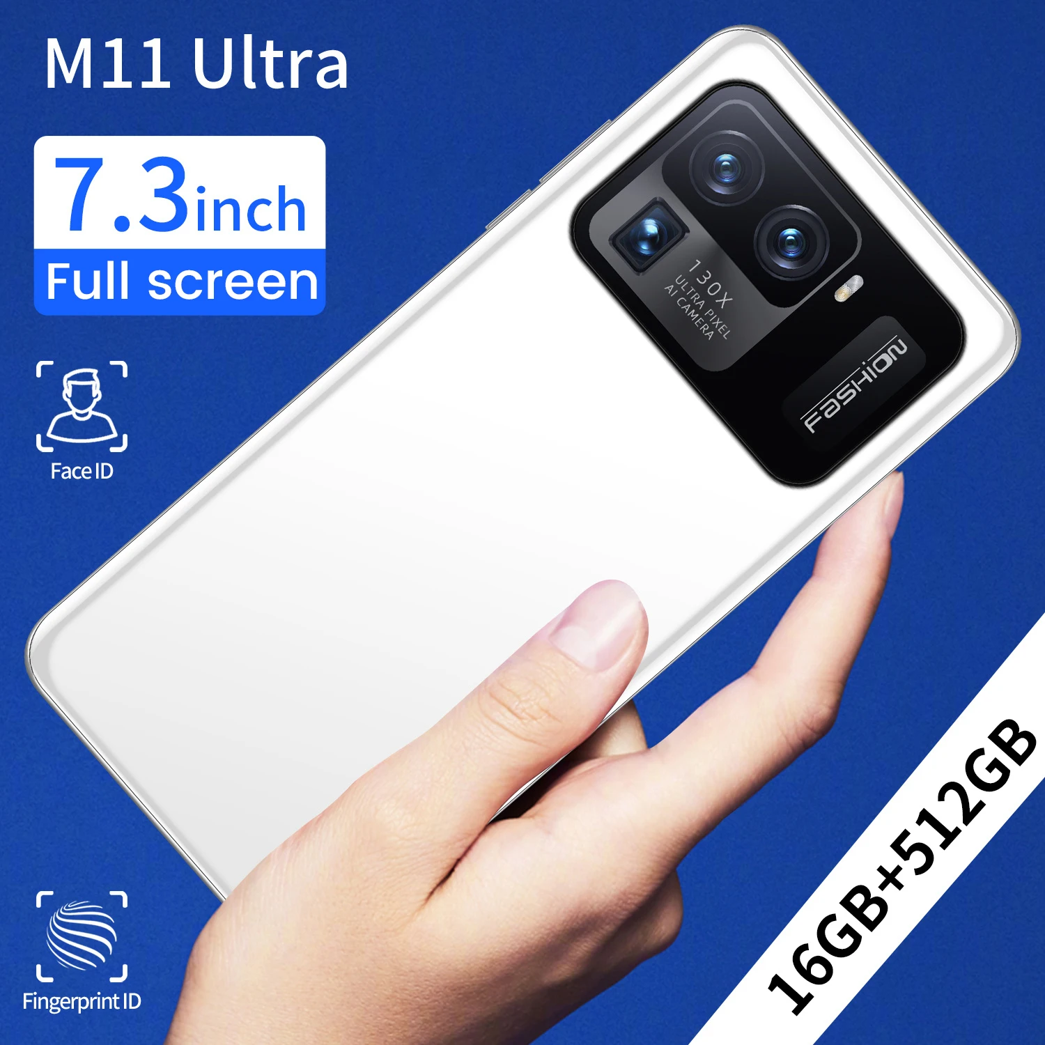 M11 Ultra Global 5G LTE Bands 7.3Inch Drop Screen 48MP+64MP 6800MAH 10Core 16GB+512GB Finger Face Unlock Double SIM Card Android
M11 Ultra Global 5G LTE Bands 7.3Inch Drop Screen 48MP+64MP 6800MAH 10Core 16GB+512GB Finger Face Unlock Double SIM Card Android