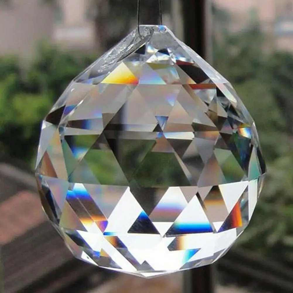 20/30/40/50/60mm Chandelier Transparant Crystal Rainbow Prism Clear Glass Ball Pendant Window Decoration Light Accessories
20/30/40/50/60mm Chandelier Transparant Crystal Rainbow Prism Clear Glass Ball Pendant Window Decoration Light Accessories