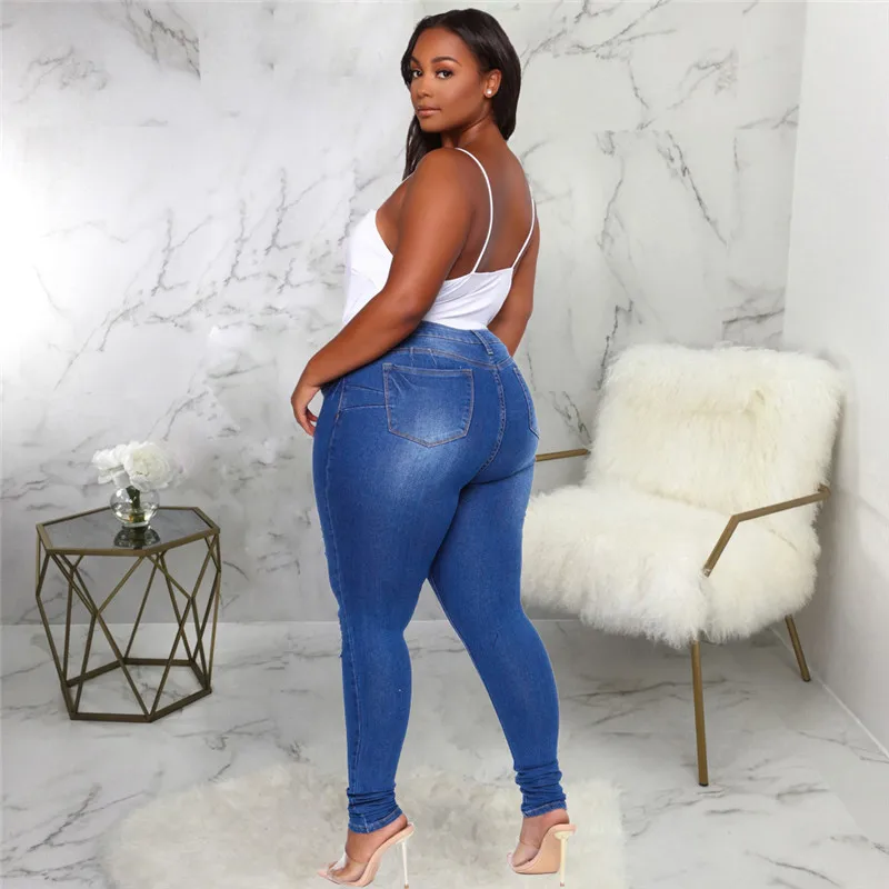 Plus Size Clothing Jeans For Women Streetwear Hole Slim Fashion Jeans Pants High Waisted Pencil Pants Fall 2020 Women 
Plus Size Clothing Jeans For Women Streetwear Hole Slim Fashion Jeans Pants High Waisted Pencil Pants Fall 2020 Women