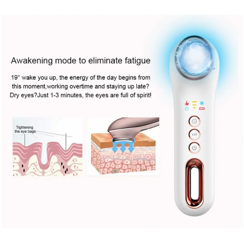 1pc Sonic Vibration Beauty Instrument Remove Fine Lines Eye Bags Eye Glasses Massager Eye Electric Eye Cream Import Instrument
1pc Sonic Vibration Beauty Instrument Remove Fine Lines Eye Bags Eye Glasses Massager Eye Electric Eye Cream Import Instrument
