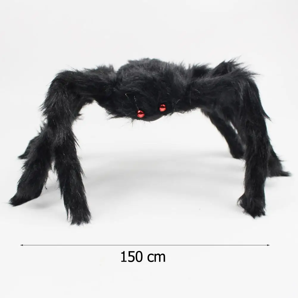 1.5m Black Big Halloween Simulation Plush Spider Children Toy for Party Decoration Simulation Plush Spider Funny Toys For Kids
1.5m Black Big Halloween Simulation Plush Spider Children Toy for Party Decoration Simulation Plush Spider Funny Toys For Kids