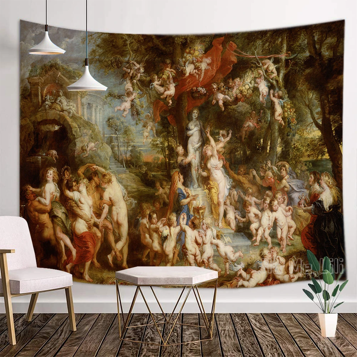 Rubens Oil Painting Venus Feast Art Printed Tapestry Interior Wall Hanging Unique Design
Rubens Oil Painting Venus Feast Art Printed Tapestry Interior Wall Hanging Unique Design